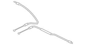 447-420-06-85 Mercedes-benz Genuine Park Brake Cable