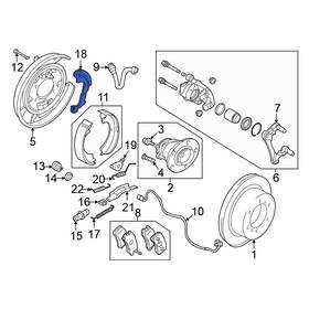 4600a155 Mitsubishi Oe For Lancer 03-17 Rear Right Parking Brake Lever