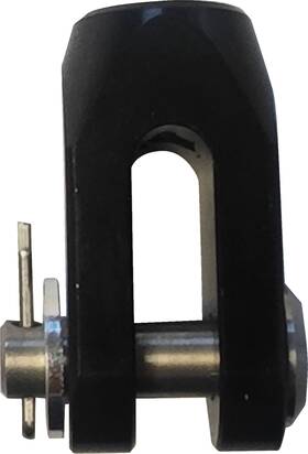 B11-1663b Moose Offroad Rear Brake Clevis Honda Cnc Aluminum Black Anodized