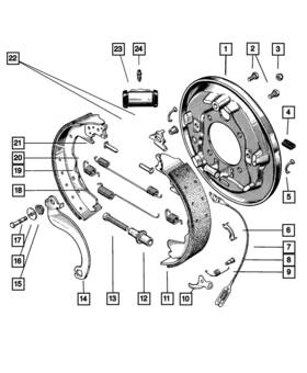 03492664 Mopar Genuine Brake Adjusting Cable Guide 3492664