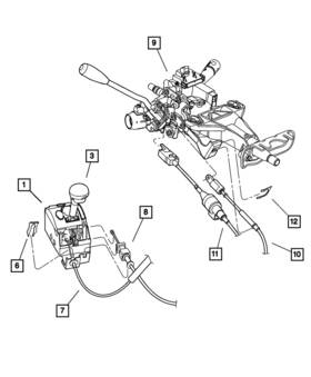04761170 Mopar Genuine Park Interlock Cable 4761170