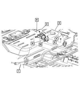 05273960ac Mopar Genuine Parking Brake Cable Right Rear Drum 5273960ac