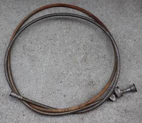 1946418 Mopar 1960-1961 Plymouth And Dodge Full Size Parking Brake Cable With Manual Trans