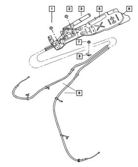 52128391af Mopar Genuine Parking Brake Bracket