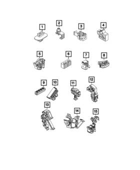 68073497aa Mopar Genuine Brake Tube - Clip