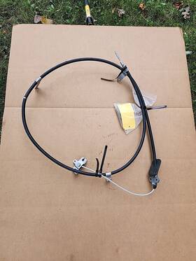 365319fv0a Nissan Titan Rear Left Driver Side Parking Brake Cable Line Oem 2020 - 2023