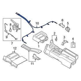 365313ln0a Nissan Oe For Nv200 2014-2019 Rear Left Parking Brake Cable