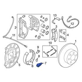 440511pa1c Nissan Oe For Titan 2023-2024 Rear Left Parking Brake Lever