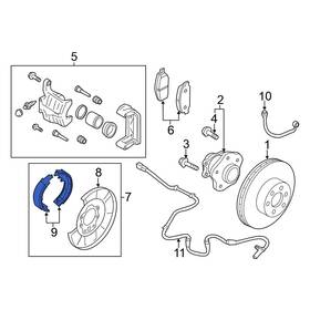 44060cy025 Nissan Oe For Sentra 2007-2019 Rear Parking Brake Shoe