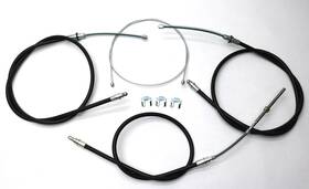 7120203 Partspros New 4-pc Parking Brake Cable Kit Set / For 81-88 Jeep J20 Truck 360 5.9l V8 Auto