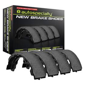 B989 Powerstop For Chevy Silverado 3500 Hd 11-13 Autospecialty Bonded Rear Parking Brake Shoes