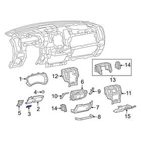 5yk03hl1ae Ram Oe For 1500 2019-2023 Parking Brake Pedal Release Handle