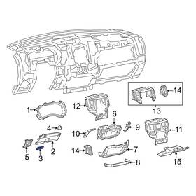 5yk03tx7ae Ram Oe For 1500 2019-2025 Parking Brake Pedal Release Handle