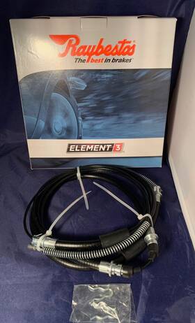 Raybestos 030999211019 1955 1956 1957 Rear Parking Brake Cable