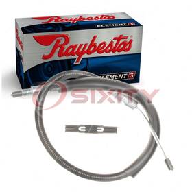 Sx-811g Raybestos Brakes Element3 Rear Parking Brake Cable For 1989-1997 Mercury Cougar Pa