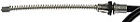 C94422 Rear Left Brake Cable Dorman