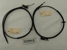 547.sa1r07 Saab 9-3 Convertible Pair Of Emergency Brake Cables Fits 2003-2011 03 04 05 06
