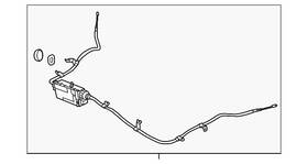 26002aj01e Subaru Genuine Parking Brake Control