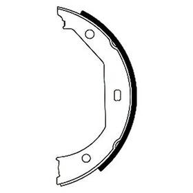 91049300 Textar For Bmw X1 2010-2015 Parking Brake Shoes Set
