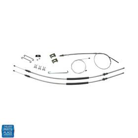 Br6809e The Parts Place Inc. 68-72 El Camino Emergency Brake Cable Set With Hardware Th400 Oe Material New