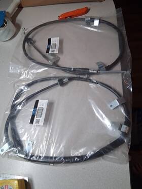 Bka28958 Trq Pair Parking Brake Cables For Hyundai Elantra 06-10 Left And Right Rear