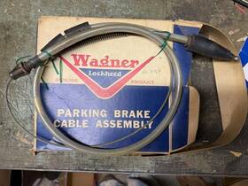 Eis-1986 Wagner Lockheed Nos 1957-58 Oldsmobile Rear Brake Cable 66 Inch 36 3/4 Conduit