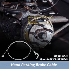 6g91-2780-pc X Autohaux 6g91-2780-pc/5900926 5900926/6g91 2780 Pc Hand Parking Brake Lever Cable For Ford Galaxy S-max