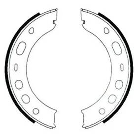 10990.104.4 Zimmermann For Porsche Boxster 2006-2012 Rear Parking Brake Shoe Kit