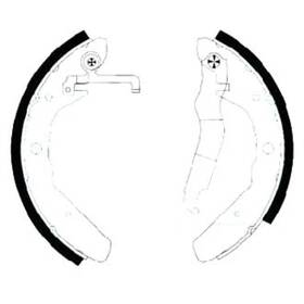 10990.152.0 Zimmermann Parking Brake Shoe Kit