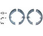 Brake Shoe Set, Parking Textar 91074700 For Porsche. Fixed Price $66.37.