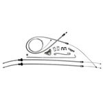 Parking Brake Cable Kit With Intermediate 1972-74 Challenger Stainless. Fixed Price $197.00.
