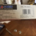 Wagner BC76483 Parking Brake Cable 67-68 Ford Mercury Cougar Mustang. Fixed Price $25.00.