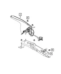 Genuine Mopar Parking Brake Cable Bracket 68084436AF. Fixed Price $33.20.