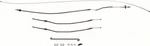 1967 Camaro / Firebird Park Brake Cable Kit. Fixed Price $138.02.