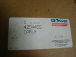 1985-1989 Dodge Caravan/ Plymouth Voyager Brake Front Cable Parking Oem 4294455. Fixed Price $35.00.