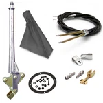 Ford 11 Inch Trans Mnt E-brake Handlegray Boot, Chr Ring, Cable Kit, Clevis. Fixed Price $499.95.
