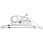 Parking Brake Cable Kit Complete 1973-74 Charger Satellite Road Runner Stainless. Fixed Price $200.00.