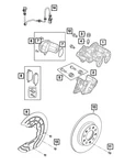 Genuine Mopar Park Brake Actuator 68535769AA. Fixed Price $166.25.