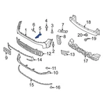 For Kia Sportage 2023-2025 865A7DW000 Front Left Inner Bumper Cover Bracket. Fixed Price $20.58.