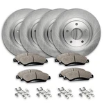 Front & Rear Brake Rotors + Ceramic Pads For Hyundai Sonata Kia Optima. Fixed Price $191.09.
