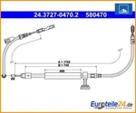 Cable Pull, Parking Brake Ate 24.3727-0470.2. Fixed Price $57.91.