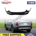 Rear Bumper Cover For 20-22 Kia Telluride Textured With Parking Aid Sensor Holes. Fixed Price $172.45.