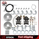 Rear Disc Conversion With Parking Brakes Ford 9" New Large Bearing. Fixed Price $415.89.