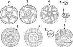 Genuine Kia Wheel Alloy 52910-GG200. Fixed Price $583.04.