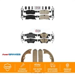 Front Rear Ceramic Disc Brake Pads And Parking Shoes Kit For Dodge Wk KNN-100750. Fixed Price $138.76.