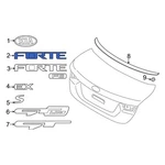 Kia 86310M6250 Rear Deck Lid Emblem. Fixed Price $61.82.