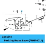 Honda S2000 AP1 '00-02 Genuine Parking Brake LEVER(*NH167L*) 47105-S2A-A02ZA Lhd. Fixed Price $194.59.