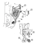 Genuine Mopar Park Brake Lever 4683860AD. Fixed Price $66.13.