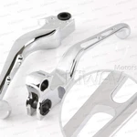 Hand Control Levers Chrome Slotted For Harley Dyna 96-14 Softail 96-07 Touring... Fixed Price $42.20.