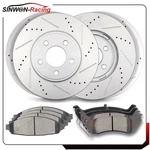 Fits 03 - 10 Crown Victoria Grand Marquis Front Rear Brake Rotors & Ceramic Pads. Fixed Price $203.60.